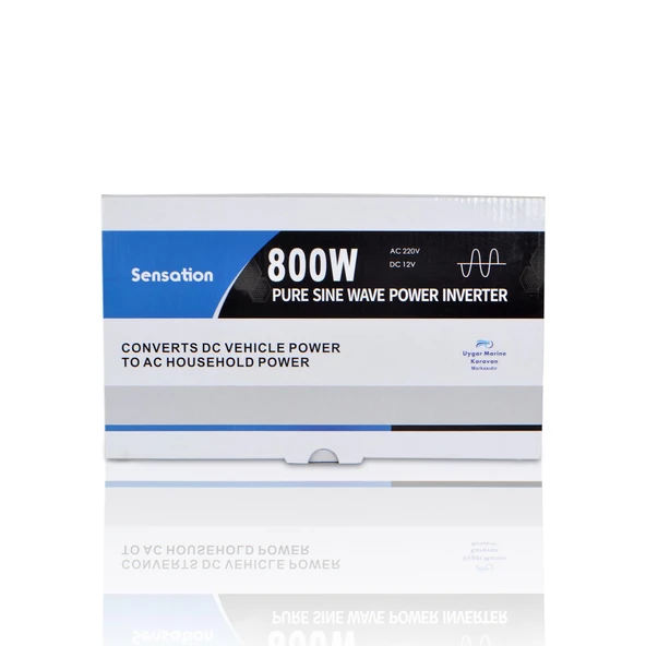 Sensation 800W Watt 0,8 KW Tam Sinüs Ekranlı İnverter 12V/220V Çevirici İnverter Dw Serisi - 6