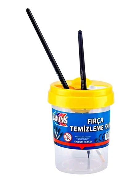 Brons Fırça Temizleme Kabı Br-250 - 3 adet