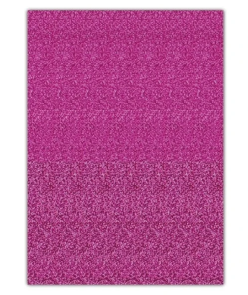 Yapışkanlı Simli Eva 50X70 Pembe Rulo Şeklinde