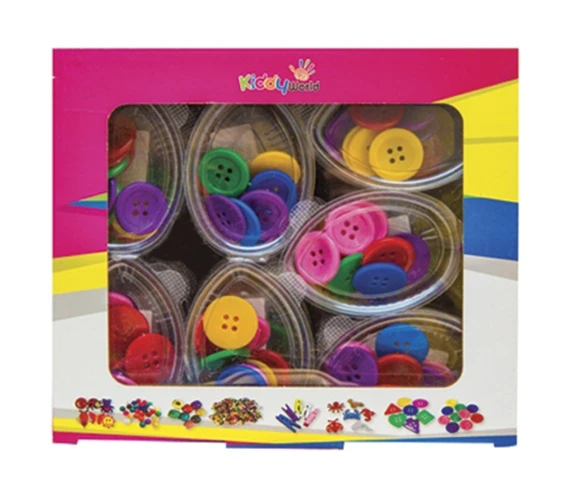 Kiddy World Düğme Büyük 7 li - 5 kutu