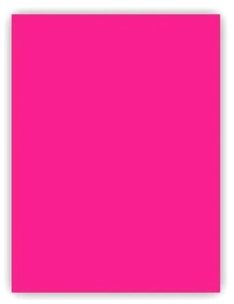 Fosforlu Fon Kartonu 50X70 Pembe Rulo Şeklinde- 2 adet