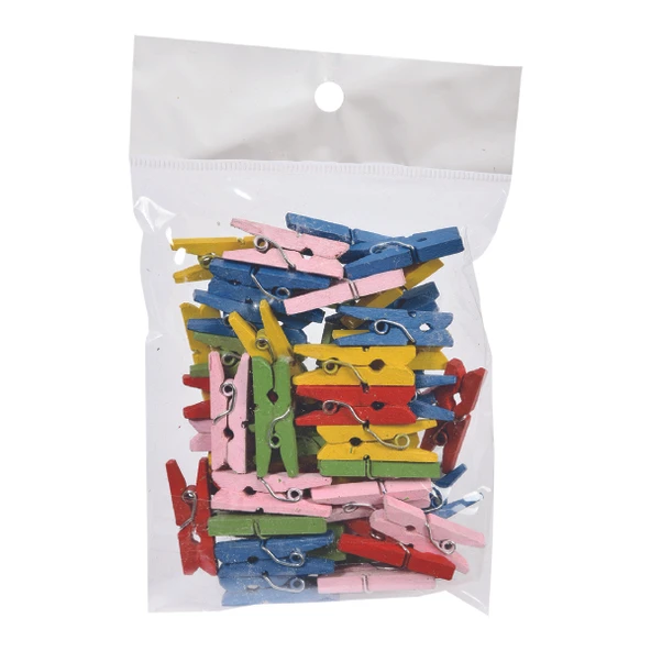 Südor Renkli Ahşap Mandal Küçük - 3 paket ürün görseli 1