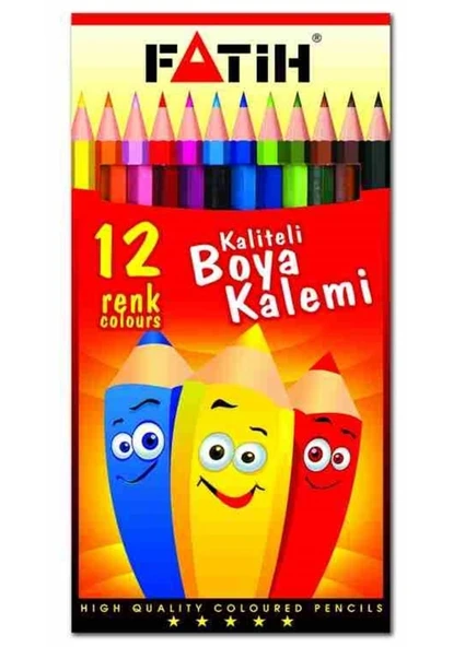 Fatih Kuruboya Kalemi Tam Boy 12Li - 3 adet - 1