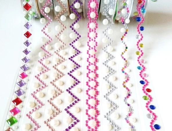 Dress Up Taşlı Bant 50 Cm - 4 adet