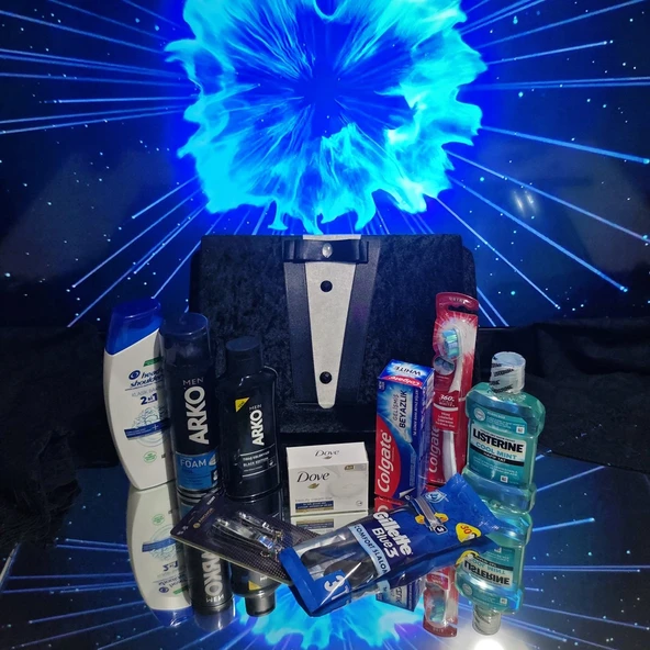 Arko Damat Nişan Çeyiz Bohçası , Erkek Bakım ve Tıraş Seti