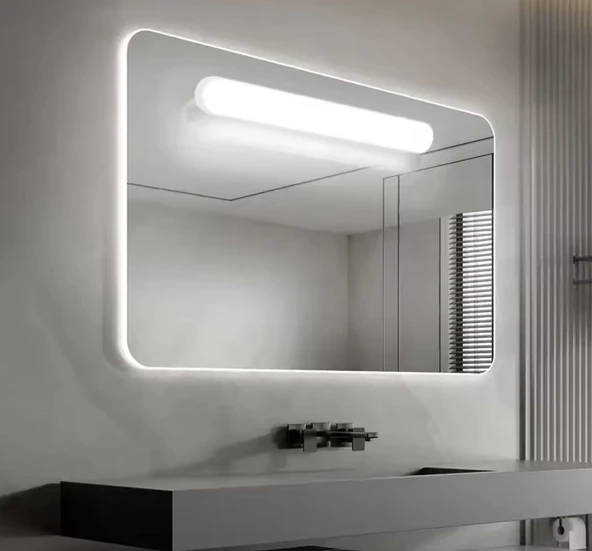 Usb Şarjlı Mıknatıslı Kablosuz Mutfak Tezgah Altı Dolap İçi Kabin Led Aydınlatma Lambası 3 Renk - 2