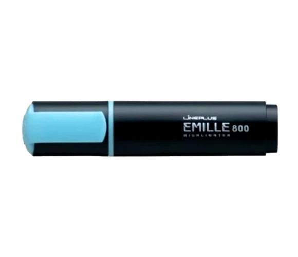 Lineplus Fosforlu Kalem Emille 800 Mavi - 3 adet