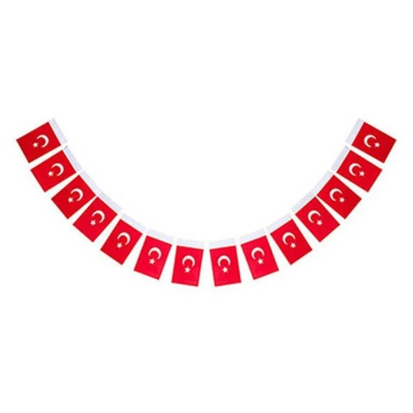 Nedi Sıralı İpli Bayrak Orta Boy - 5 paket