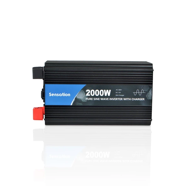 Sensation 2000W Watt 2 KW Tam Sinüs Şarjlı(20A) Ekranlı İnverter 12/220V Çeviric İnverter Dw Seri - 2