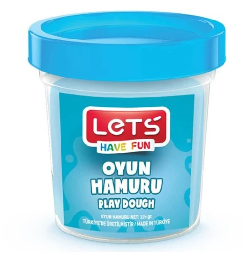 Lets Oyun Hamuru 115 Gr Mavi - 4 adet