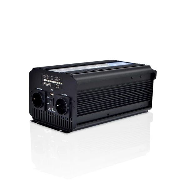 Sensation 2000W Watt 2 KW Tam Sinüs Şarjlı(20A) Ekranlı İnverter 12/220V Çeviric İnverter Dw Seri - 3
