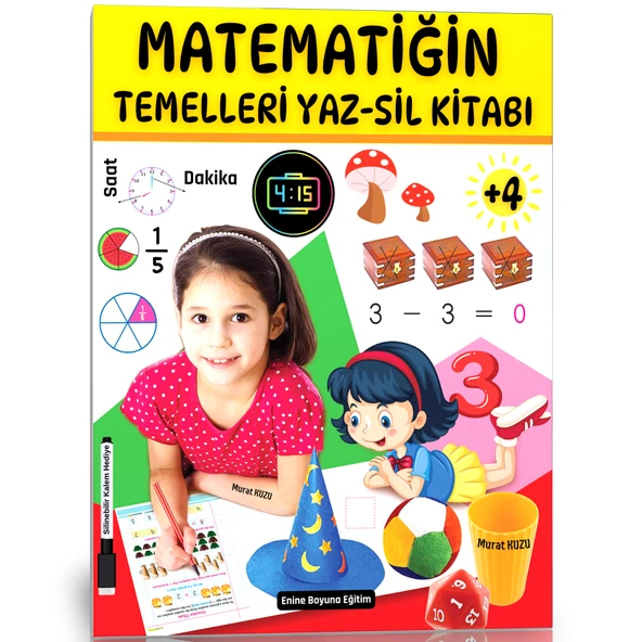 Matematiğin Temelleri YAZ-SİL Kitabı (+4 YAŞ) ürün görseli