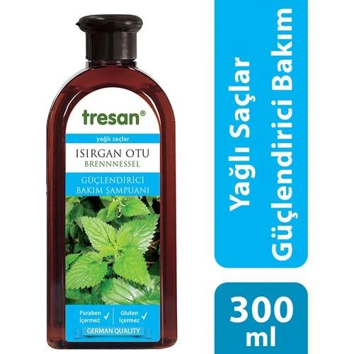 Tresan Yağlı Saçlar İçin Isırgan Otu Güçlendirici Bakım Şampuanı 300 ml