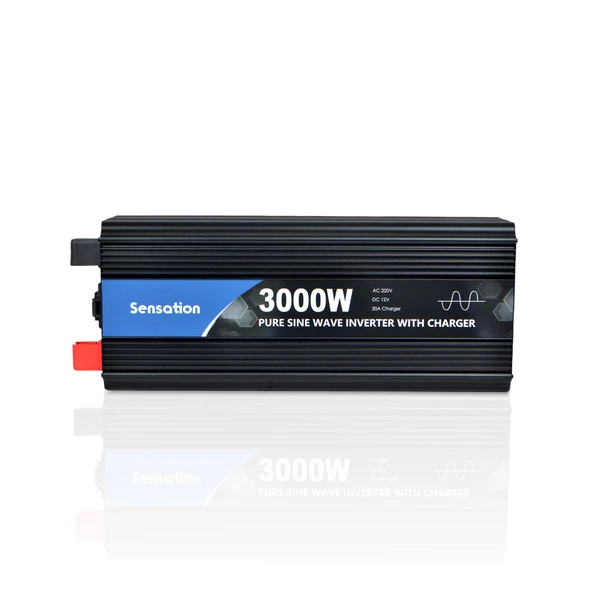 Sensation 3000W Watt 3 KW Tam Sinüs Şarjlı(20A) Ekranlı İnverter 12/220V Çeviric İnverter Dw Seri - 3