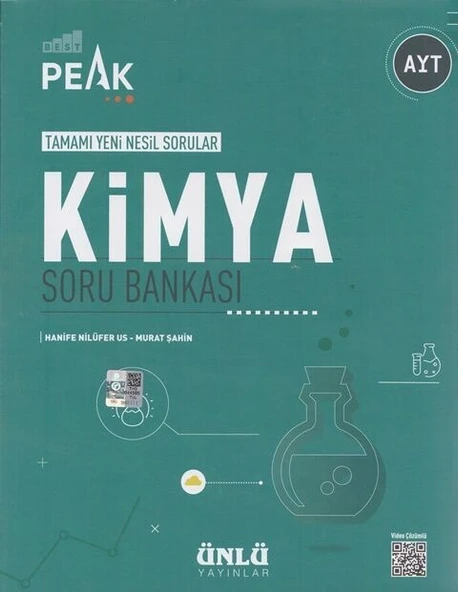 AYT Kimya Best Peak Soru Bankası Ünlü Yayıncılık