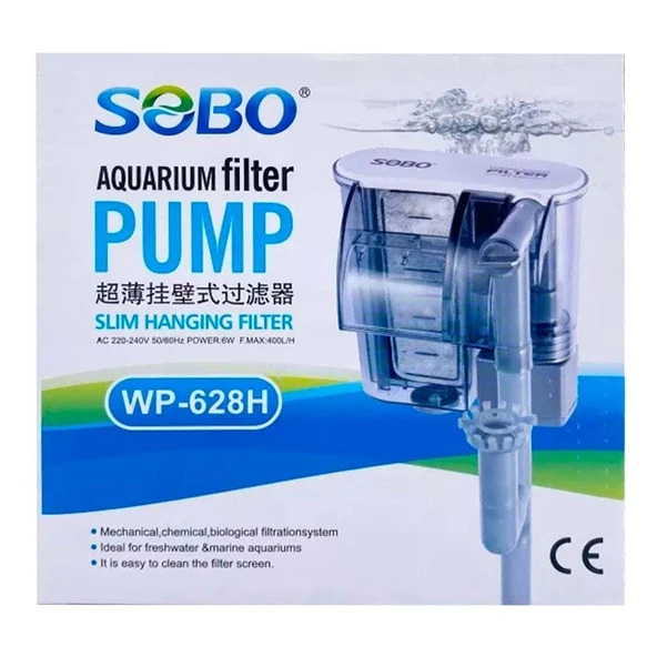 Sobo Wp-628H Askı Şelale Filtre 400 Lt/S 6 W ürün görseli