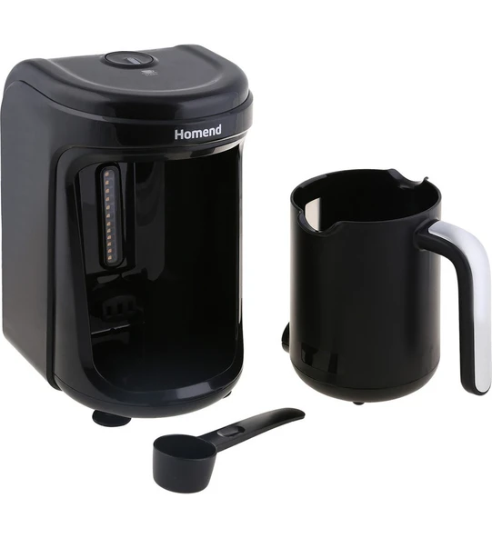 Homend Pottoman 1840H Türk Kahve Makinesi Siyah - 3