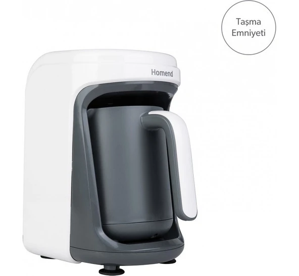 Homend Pottoman 1830H Bulut Kremi Türk Kahve Makinesi - 3