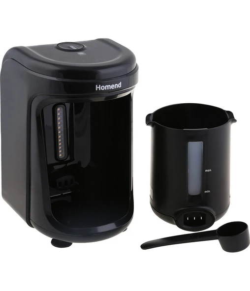 Homend Pottoman 1840H Türk Kahve Makinesi Siyah - 4