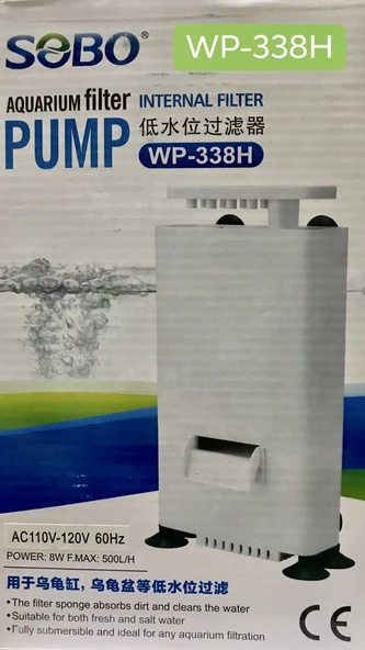 Sobo WP-338H Alçak Seviye Midi Askı Filtre 500Lt/S 8W