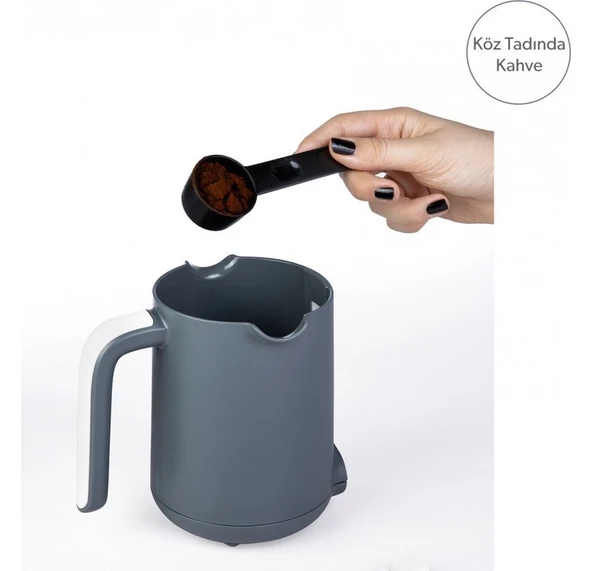 Homend Pottoman 1830H Bulut Kremi Türk Kahve Makinesi - 5