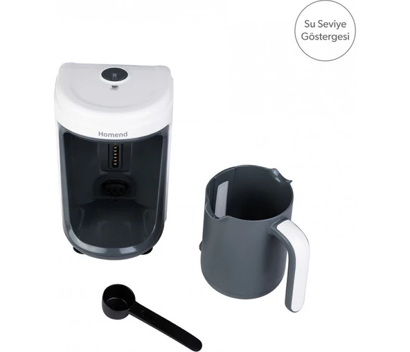 Homend Pottoman 1830H Bulut Kremi Türk Kahve Makinesi - 4