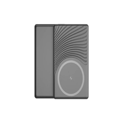 FP14 5000 mAh 20WATT Usb-C LED Işıklı Wireless Slim Taşınabilir Kablosuz Powerbank - Resim 2