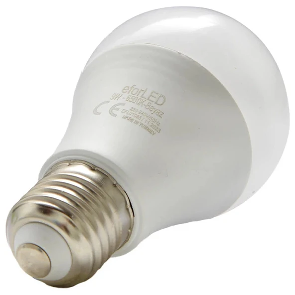 LED Ampul E27 Duy 9W Beyaz Işık Enerji Tasarruflu Yüksek Parlaklık Uzun Ömürlü Aydınlatma - 5