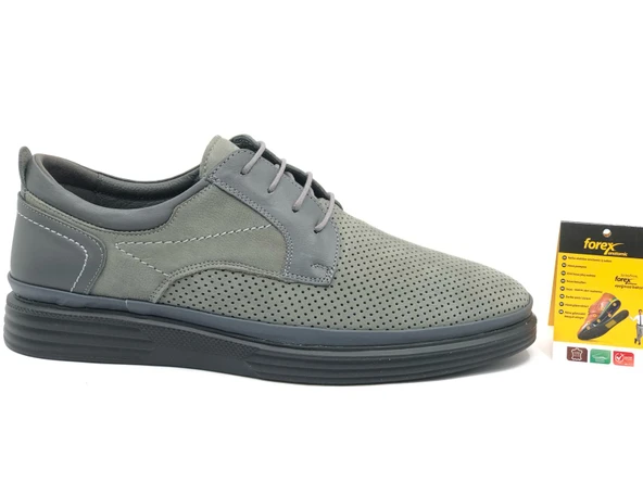 Forex 4011-1 Dr.Tavsiyeli Hakiki Deri Erkek Casual Ayakkabı - Resim 2