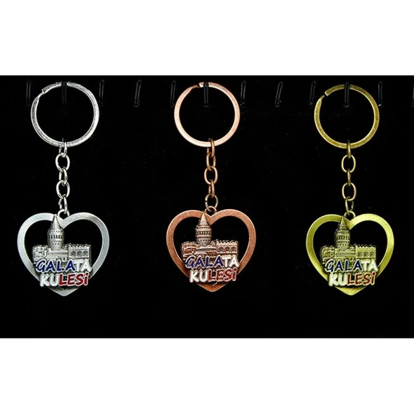 Metal Galata Kulesi Anahtarlık ürün görseli