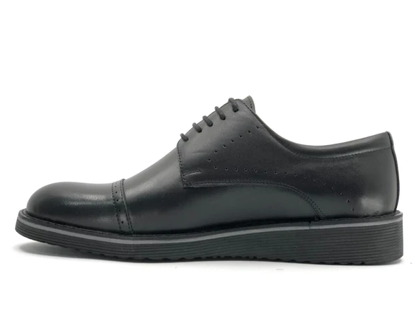 Berlino 85744 Hakiki Deri Eva Erkek Klasik Aykkabı - Resim 3