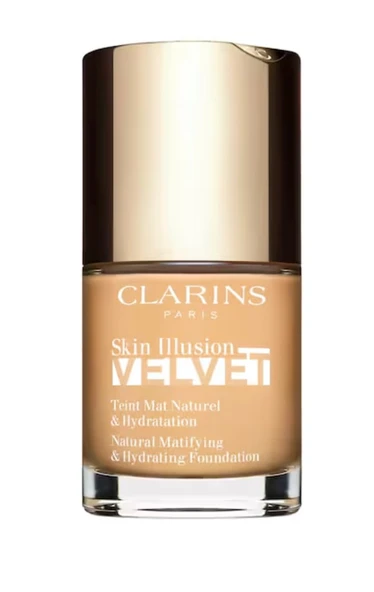 Clarins Skin Illusion Velvet - Doğal Bitişli Nemlendirici Fondöten 105N