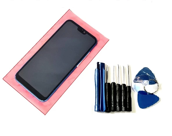 Tkgz - P20 Lite Lcd Ekran Dokunmatik (ÇITALI TAMİR SETİ) MAVİ
