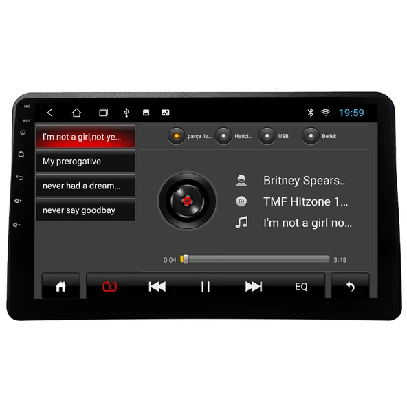 GOVİMAKS  Fiat Panda 2004-2012 2 GB RAM 32 GB HAFIZA ANDROID MULTIMEDIA TEYP - 10