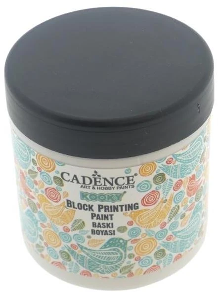 Cadence Kooky Linol Baskı Boyası 250ml 5001 Beyaz ürün görseli 1