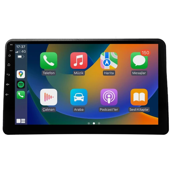 Fiat Panda 2004-2012 UYUMLU 4 GB RAM 64 GB HAFIZA ANDROID MULTIMEDIA TEYP ürün görseli 1