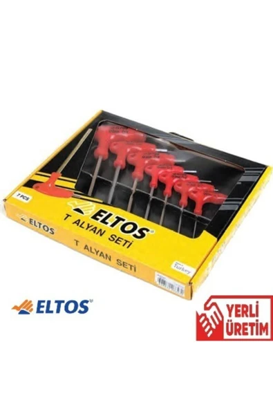 T Saplı Alyan Seti 7li Set/t Alyan Takımı - Resim 2