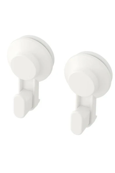 Tısken Duvar Askısı, Beyaz 2 Adet