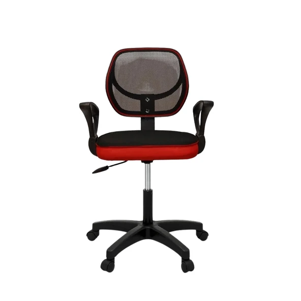 Türksit Gökkuşağı File Çalışma Koltuk Kırmızı