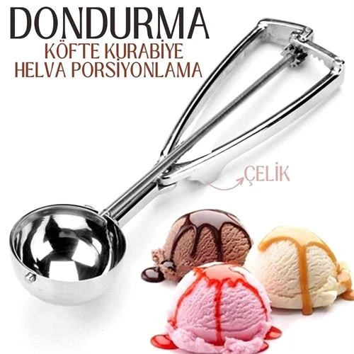 Modacar Dondurma Porsiyonlama Kaşığı Kurabiye Köfte Helva