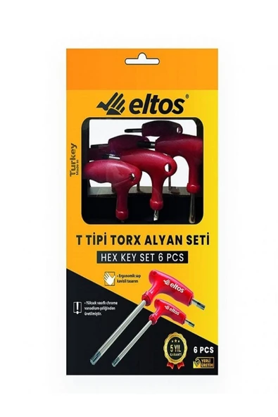 Ahtapot 6 Lı Torx T Alyan Seti