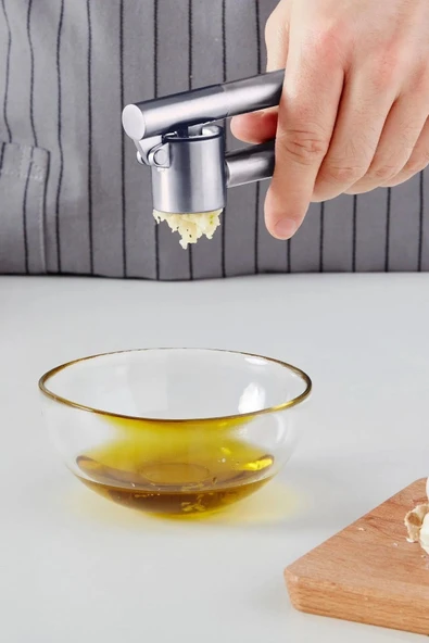 Koncıs Sarımsak Ezici, Paslanmaz Çelik, 16 Cm - 4