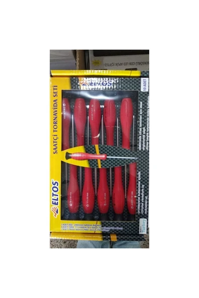 Eltos Saatçi Telefon Bilgisayar Tornavida Seti 10 Parça