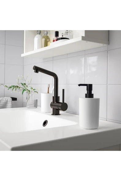Storavan Banyo Aksesuar Seti - Sıvı Sabunluk - Katı Sabunluk - Diş Fırçalık - 2