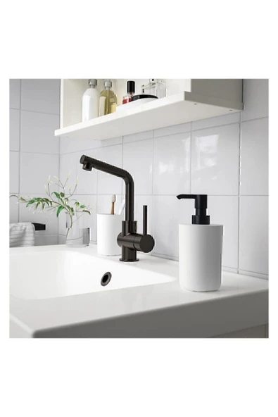 Storavan Banyo Aksesuar Seti Sıvı Sabunluk Katı Sabunluk Diş Fırçalık 3lü Set - 2