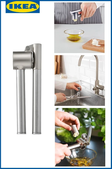 Koncıs Sarımsak Ezici, Paslanmaz Çelik, 16 Cm