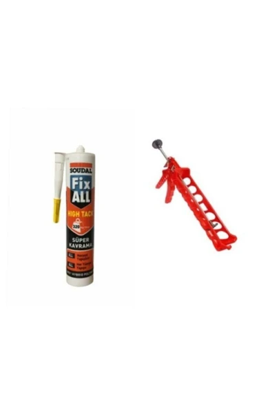 Fix All High Tack Korniş Yapıştırıcı Montaj Yapıştırıcısı 290 Ml Beyaz + Silikon Tabancası ürün görseli