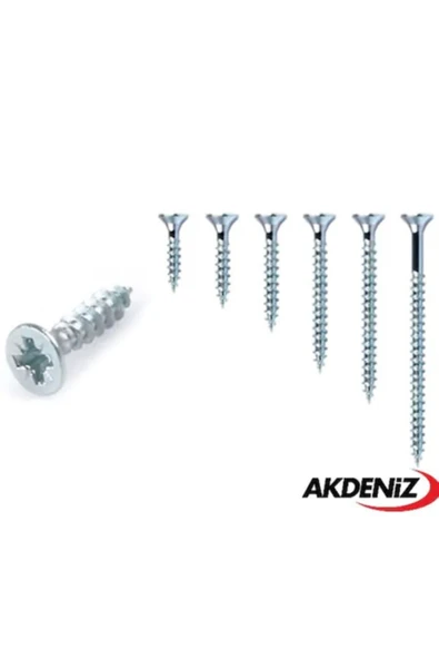 Sunta Vidası 3,5x50 Mm Çinko (500 Adet) - 3