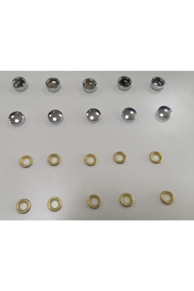 Krom Vida Kapama Tapası 15mm- 10 Adet - 2