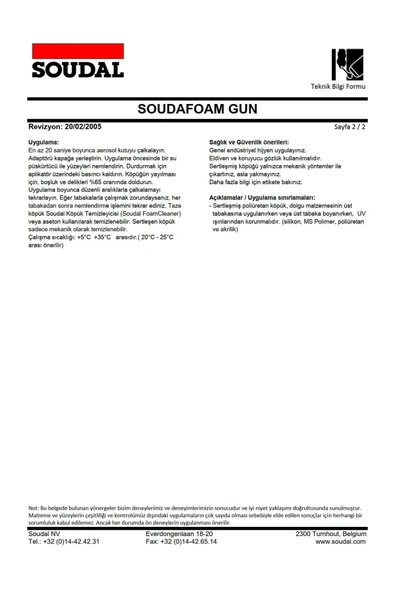 Tabancalı Köpük 750 Ml/875 Gr--3 Adet - 3